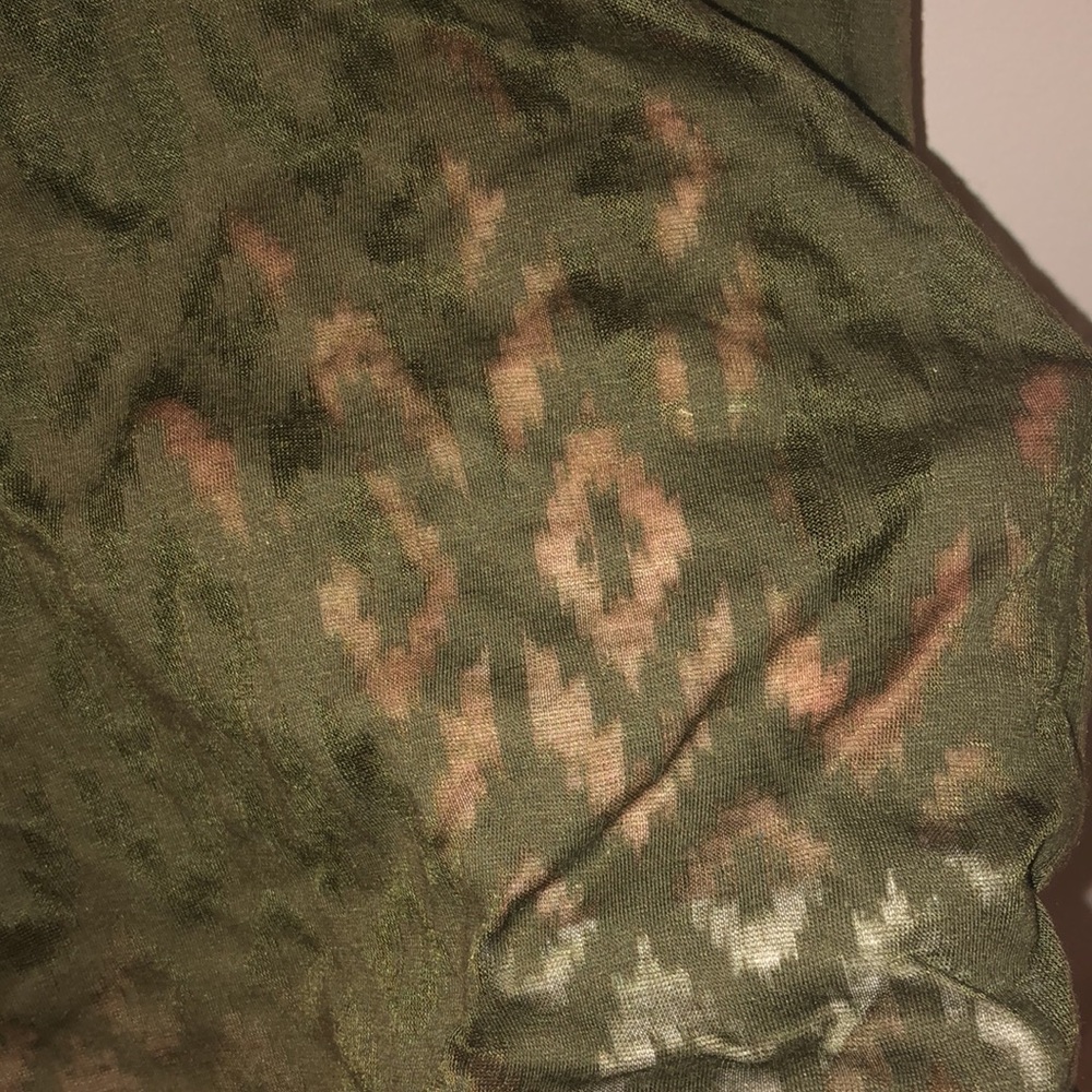 H&M | Sheer Green Racerback Tank Top - Picture 3 of 7